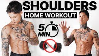 Complete 5 Min Shoulder Workout | NO EQUIPMENT NEEDED