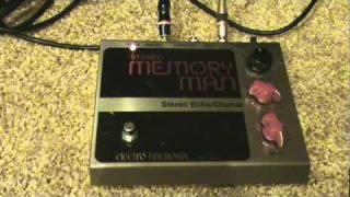 electro harmonix Stereo Memory Man Echo Chorus - Demo by nazarey