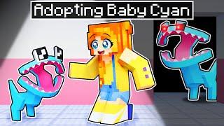 Adopting BABY CYAN in Minecraft!