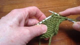 The p2tog knitting decrease