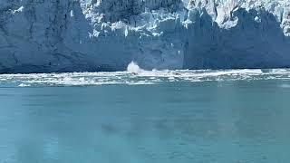 Glacier Calving - seen from North Pacific 44' Sedan