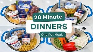 5 Tried & True 20 Minute Dinners! | ONE POT MEALS | The EASIEST Weeknight Recipes! | Julia Pacheco