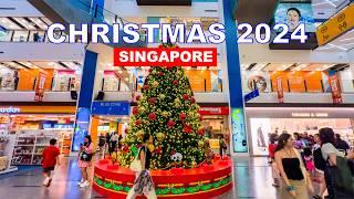 Singapore City Christmas Tour | Orchard Road To Marina Bay | 4K HDR Travel Video