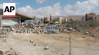 Aftermath of Israeli airstrikes in Baalbek, Lebanon