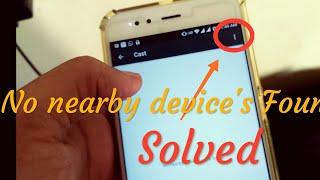 Solved "No nearby devices were found" Cast screen, wireless display problem (no rooting)