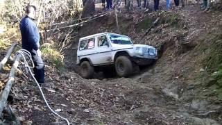 Mercedes G rollover at Carved Pine