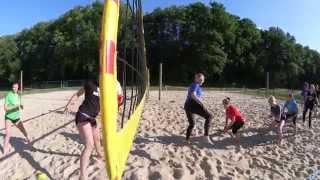 Volleyballerinnen vom TV Eiche Horn beim Beachvolleyball