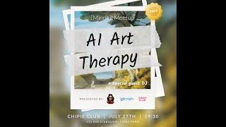 The Mindful Meetup: AI Art Therapy with Conspicius in Paris, France at the Chipie Club