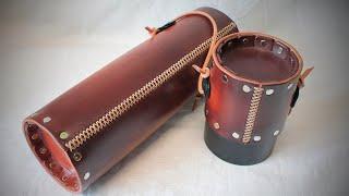 Кожаный тубус (Leather Tube Box)