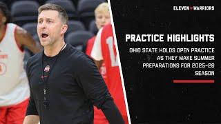 Ohio State basketball open practice highlights
