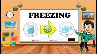 FREEZING -  CHANGING IN MATTER  (LIQUID TO SOLID) - SCIENCE 3 - QUARTER 1 -