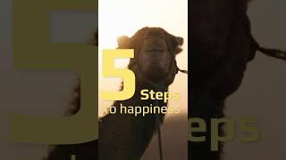 Five steps, happiness guaranteed