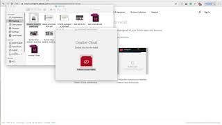 How to load the Adobe Creative Cloud Desktop App on a Mac for FHN