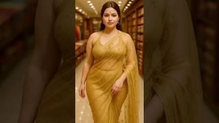 Indian Model New Look In gorgeous saree #ai #saree #shorts #desilook #beauty #women