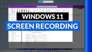 Windows 11 Screen Recorder with the Snipping Tool ️