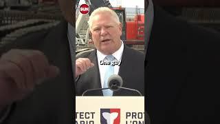 Doug Ford describes the incident where thugs tried to steal his vehicle from his house in the dead.