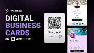 Digital Business Cards on Wix | Wix Freaks | Wix Studio | Wix Velo