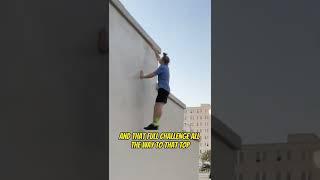 WALL RUN CHALLENGE!  #shorts #parkour #tutorial