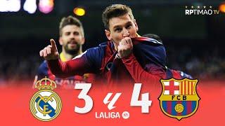 Real Madrid 3 x 4 Barcelona (Messi Hat-Trick) ● La Liga 13/14 Extended Goals & Highlights ᴴᴰ