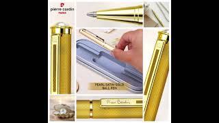 Pierre Cardin Pearl Satin Gold Ball Pen