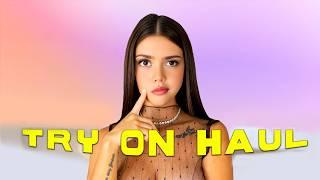 LINGERIE  TRANSPARENT | TRY ON HAUL | Close Ups |See through  | Dress No Bra | Micro Bikini Trend