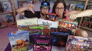 Unsere FLOPS und ENTTÄUSCHUNGEN im 1. Halbjahr 2024 #boardgames