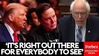 Bernie Sanders Delivers Ferocious Diatribe Against Trump, Musk—Accuses Them Of Creating 'Oligarchy'