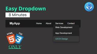 Learn An Easy Dropdown Menu | HTML & CSS Only