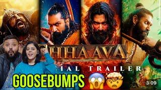 Chhaava | Official Trailer Reaction | Vicky K | Rashmika M | Akshaye K | Dinesh Vijan | Laxman U |