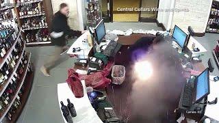 Caught on video: e-cigarette explodes