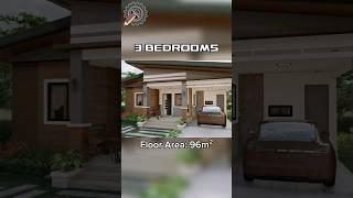 3 Bedroom House Design Idea #housedesign #housedesignideas #house