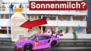 Sonnencreme auf Originalreifen? Slotcartuning mit Resten aus dem Urlaub