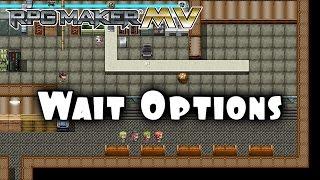 Wait Options Plugin - RPG Maker MV