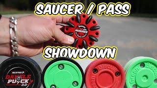 Saucer / Passing Puck Showdown: Testing off-ice pucks