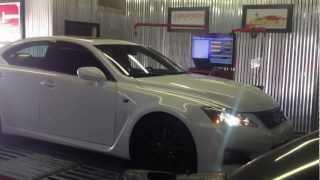 Lexus ISF Dyno after Header and Full exhaust install from Auto Science