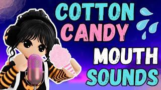 Roblox ASMR: Eating COTTON CANDY + Layered WET Mouth Sounds for INTENSE TINGLES