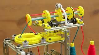 DIY French knitting machine | Yarn knitting machine