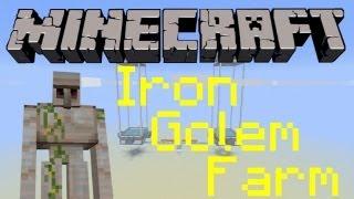 Minecraft - Iron Golem Farm Tutorial [Minecraft 1.12 & Pocket Edition]