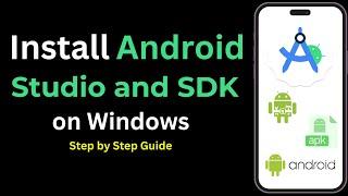 Android Studio Installation Windows 10 | How to Install android studio and android SDK on Windows 10