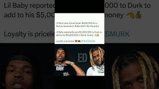 Lil Durk TURNED DOWN $400K for a Feature?! All Because of Lil BabyThen THIS Happened...#shorts