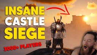 INSANE 3000+ Player Castle Siege in Throne & Liberty | Comms On | Shot Caller POV | Tank