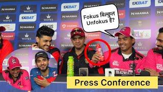 ECLT10 Zain Saifi Vs Digvijay Rathee Win Rajishthan Rangers Press Conference | Wasim Fokus UnFokus?