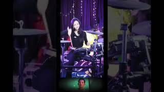 Cute Girl Drummer #drumgirl #dj #drums #dance #drummer #nhachaymoingay #music #drumgirlplaying#remix