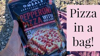 OMEALS Pepperoni Pizza Self Heating Meal Taste Test [Prep 365: EP49]