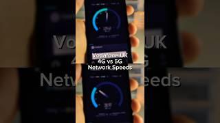 4G vs 5G Network Speeds on Vodafone UK #vodafone #4G #5G #versus #iphone13pro #tech  #brieftechtips
