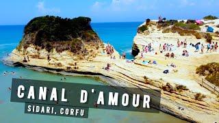 Canal d'Amour by drone, Sidari, Corfu | GREECE 