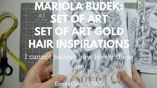 Mariola Budek full flipthrough Set of Art, Set of Art Gold and Hair Inspirations - adult coloring