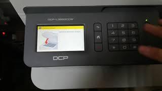 Brother DCP-L3550, 3710, 3730, 3770 сброс счётчика тонера картриджа. Reset "Replace toner"