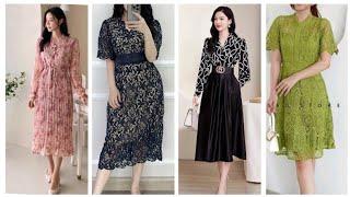 MODEL BAJU WANITA - DRESS BROKAT DAN SET WANITA MODIS