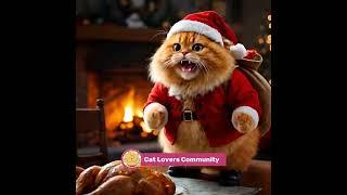 The Real Reason Santa Claws Visits Every Home: Taste-Testing!  #catloverscommunity